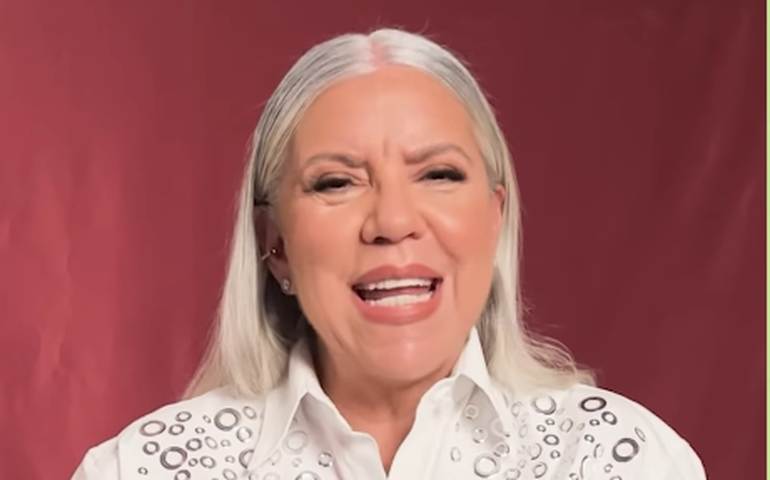 Astrid Fontenelle celebra a estreia de seu novo programa no GNT