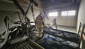 incêndio bombeiros / Foto: SSP/SE
