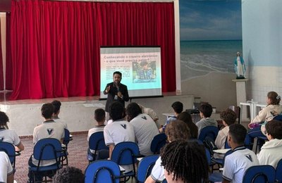 Visa de Maceió promove ação educativa sobre tabagismo e uso de cigarros eletrônicos