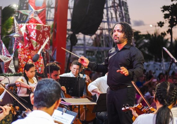 Prefeitura e Orquestra Filarmônica levam música clássica à Praça Multieventos