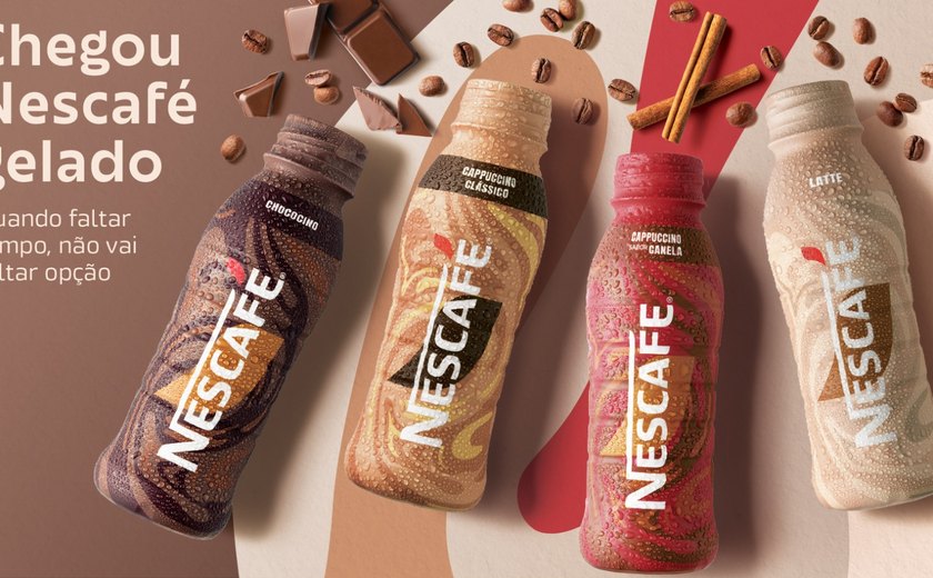 Nescafé lança novos sabores da linha de cafés gelados prontos para beber