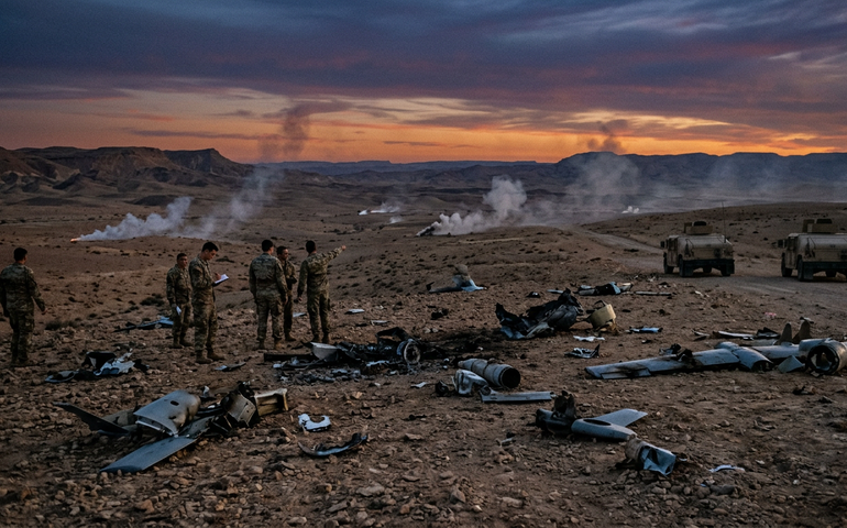 Forças dos EUA e aliados interceptam ataques com mísseis e drones do Irã