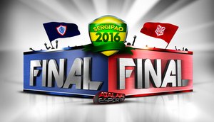 Final sergipão 2016 / Foto: Montagem