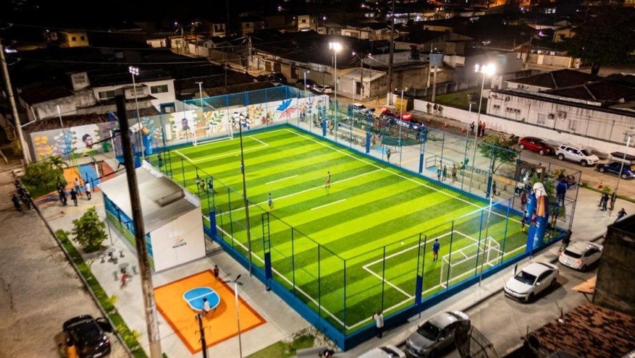 Nova Areninha da parte alta de Maceió amplia oportunidades de esporte e lazer no Antares