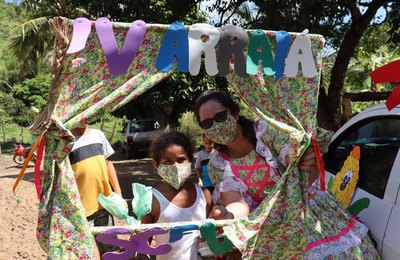 Assistência Social de Santana do Mundaú promove arraiá itinerante para 250 crianças  