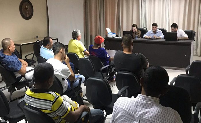 Reunião do conselho arbitral do Alagoano feminino realizado no Estádio Rei Pelé