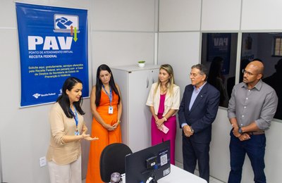 Seprev inaugura Ponto de Atendimento Virtual da Receita Federal na Casa de Direitos de Maceió