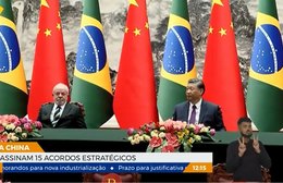 Brasil e China assinam 15 acordos em encontro de Lula e Xi Jinping