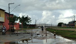 Rede rompe pela terceira vez e deixa três bairros sem água em Aracaju