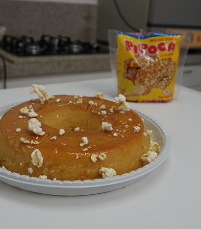 Pudim de Pipoca