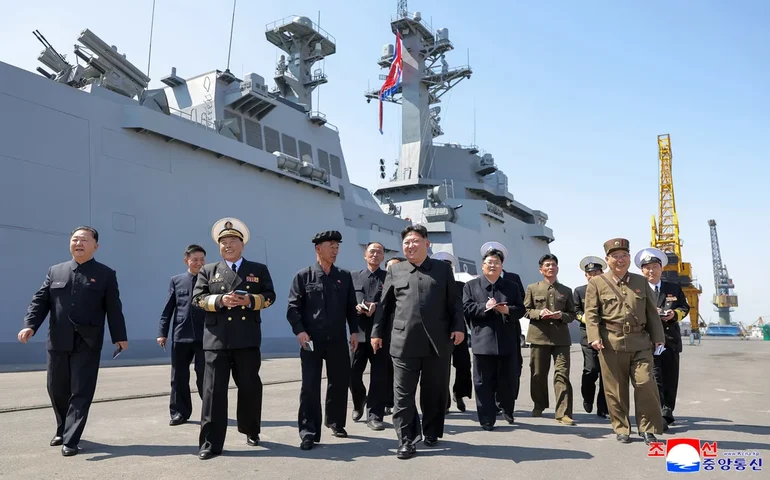 Coreia do Norte lança vários mísseis balísticos de curto alcance em direção ao mar