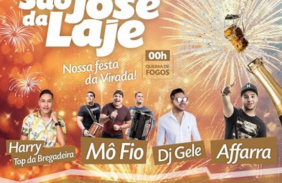 Com contas em ordem, São José da Laje terá festa da virada  