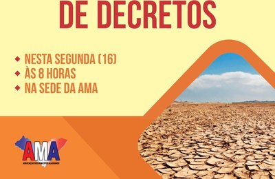 AMA e Defesa Civil chamam Comdecs para renovação de decretos