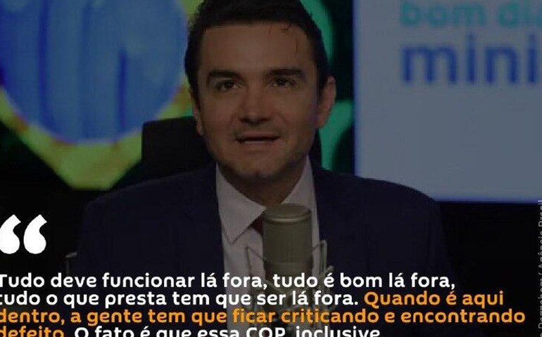 Ministro do Turismo critica visão negativa sobre o Brasil em relação à organização da COP30