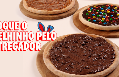Páscoa na caixa: Domino’s transforma pizzas doces em opção para a celebração