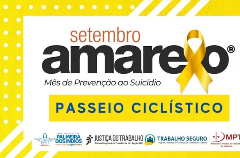 Pedal Amarelo promete movimentar o final de semana em Palmeira dos Índios