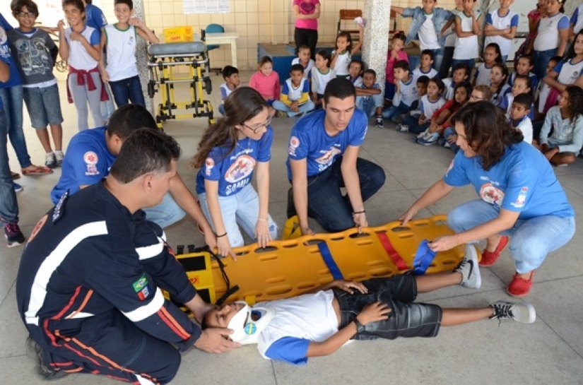 Projeto Samu nas Escolas já contemplou mais de 6 mil alunos de 60 instituições