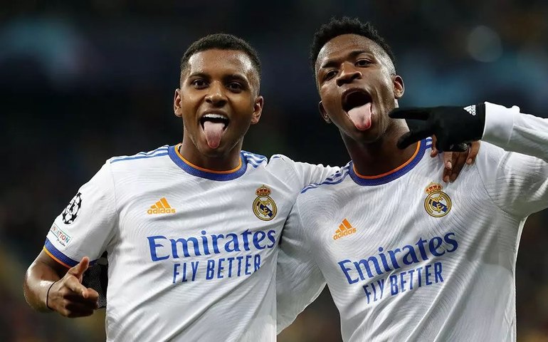 Vinícius Júnior e Rodrygo garantem vitória do Real Madrid no Campeonato Espanhol