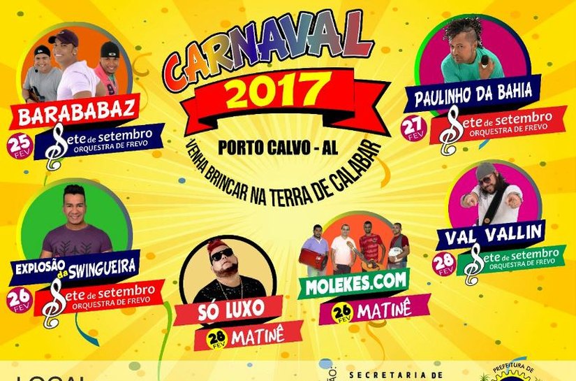 Carnaval de Porto Calvo conta com 50 blocos e bandas no clube