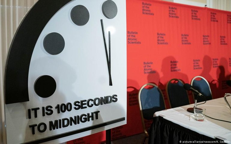 Brasil adianta ponteiros do Relógio do Juízo Final