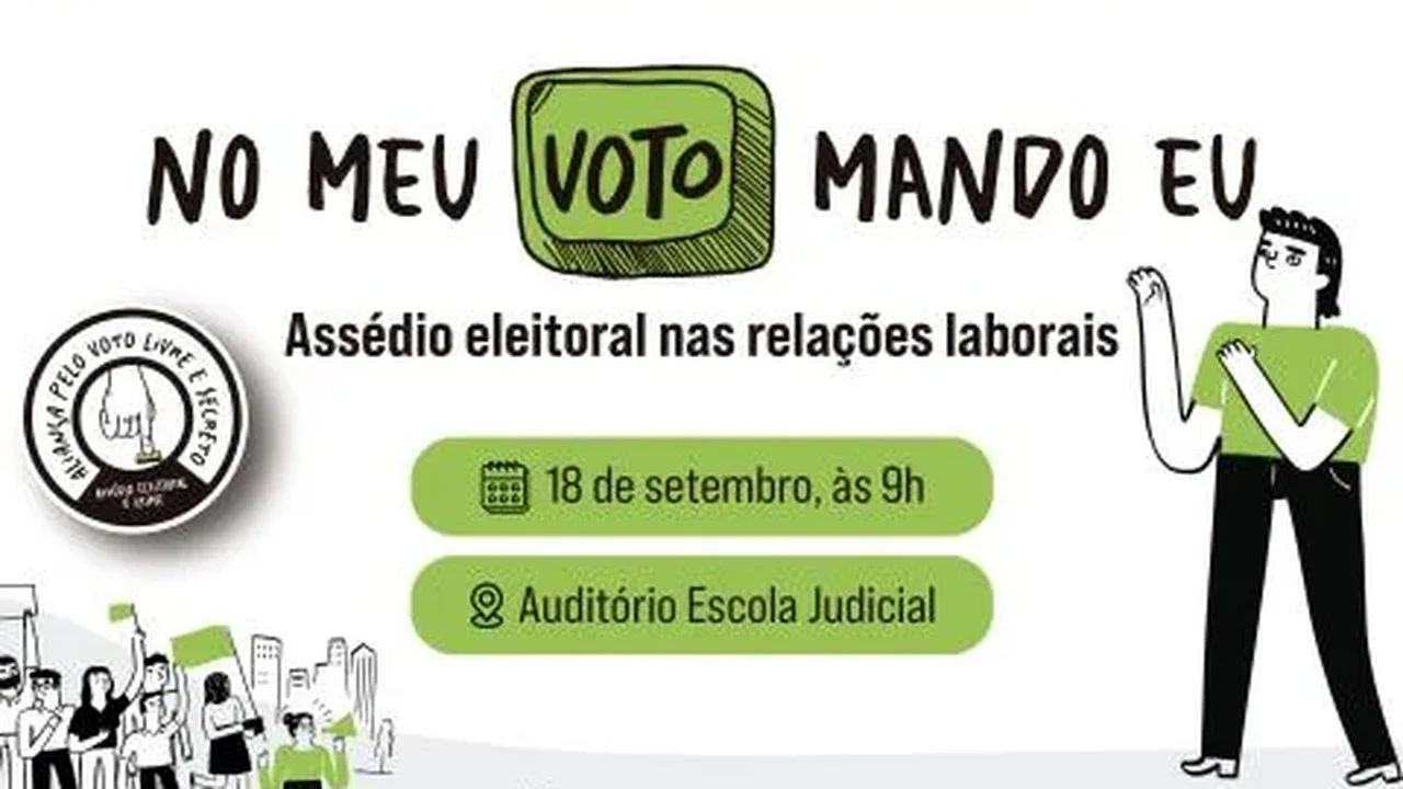 TRT-AL, MPT e TRE realizam seminário sobre assédio eleitoral nas relações de trabalho