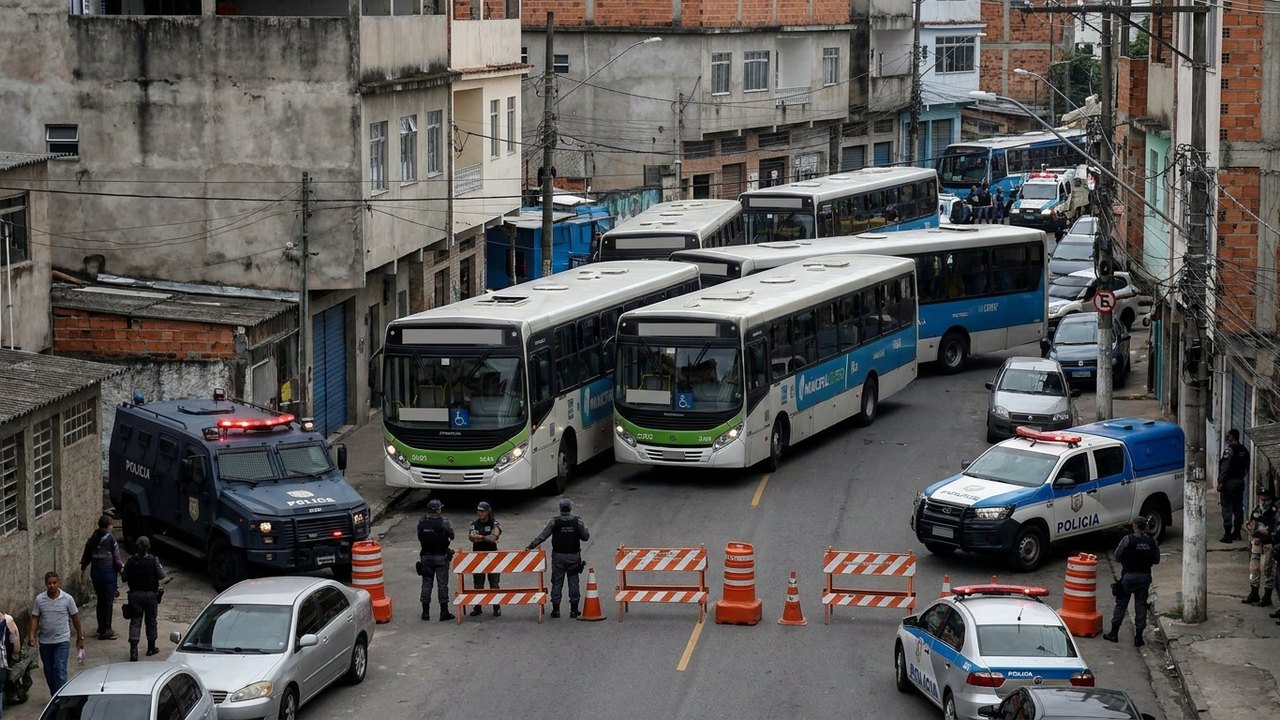 Ônibus sequestrados e linhas sofrem desvios durante operação no Chapadão