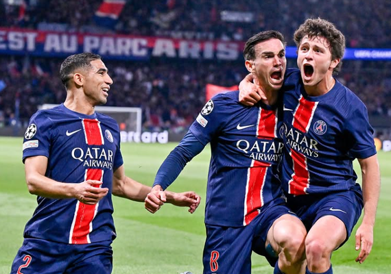 Paris Saint-Germain derrota Arsenal e decide título da Liga dos Campeões contra a Inter