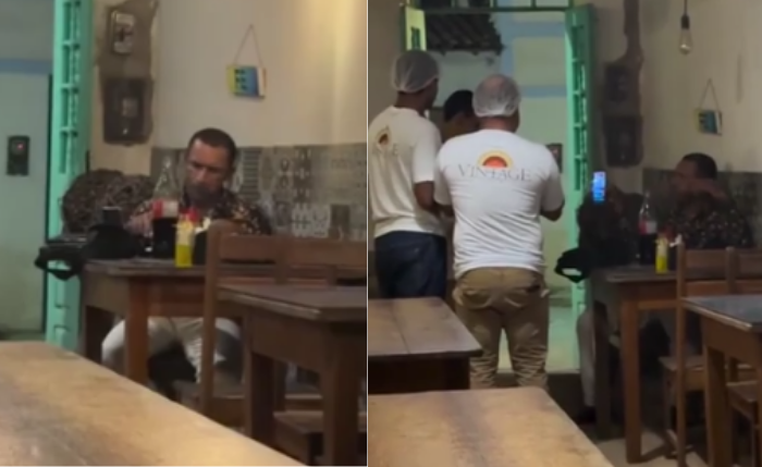 Cliente comemora aniversário sozinho em pizzaria de Porto de Pedras e recebe surpresa de funcionários