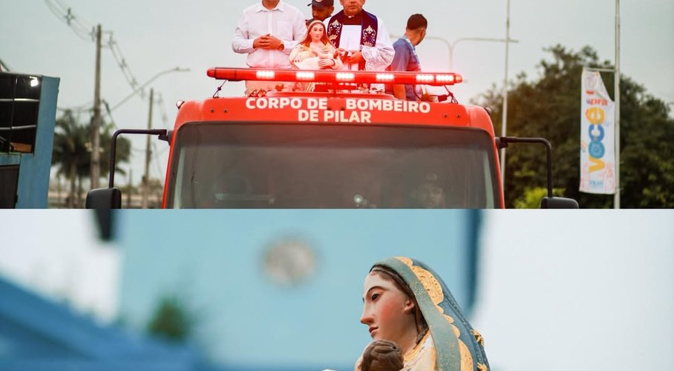 imagem de Nossa Senhora é encontrada. Fonte: Internet