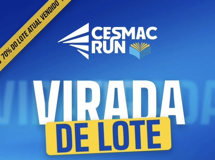 Cesmac RUN anuncia virada de lote nesta sexta (20) e entra na reta final de inscrições