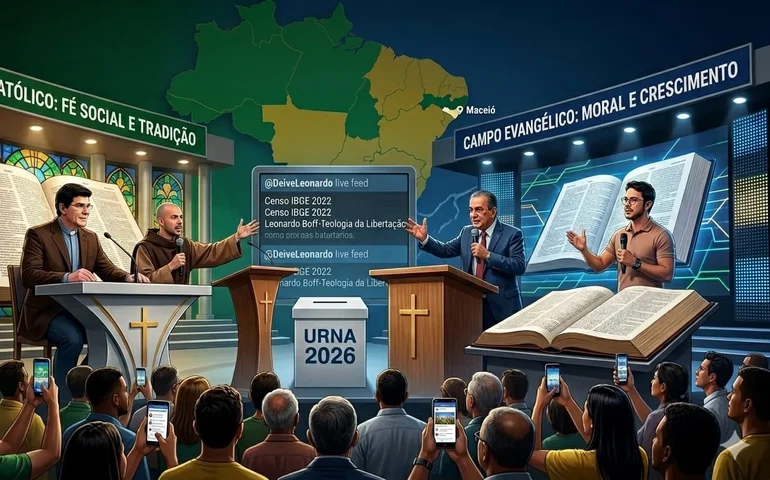 A fé em disputa: católicos e evangélicos na corrida política de 2026