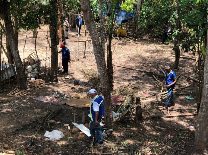 Fiscalização municipal flagra crime ambiental no Residencial Maceió I
