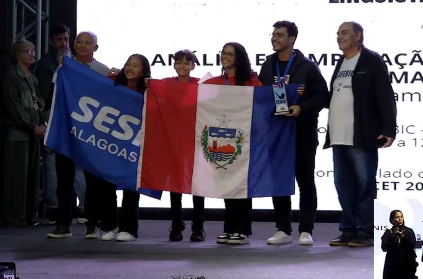 Escolas do SESI Alagoas conquistam premiações de destaque na Febic 2025