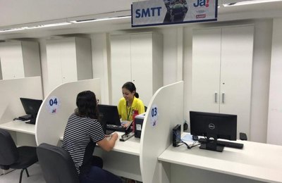 Atendimentos da SMTT na Central Já! do Maceió Shopping têm horário reduzido esta semana