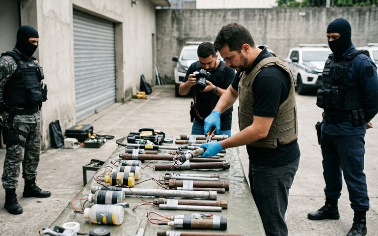 Apreensões de explosivos artesanais no Rio aumentam em 2025 e superam casos de 2024