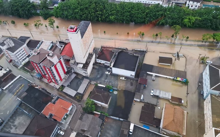 Norte catarinense é o mais impactado pela chuva, diz Defesa Civil