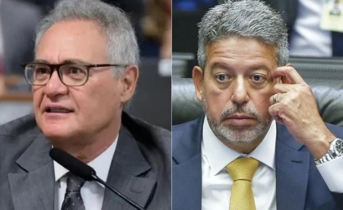 Renan Calheiros e Arthur Lira são adversários políticos em Alagoas