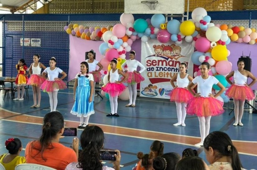 Estudantes de Campo Alegre participam do Encerramento da Semana de Incentivo à Leitura 2026