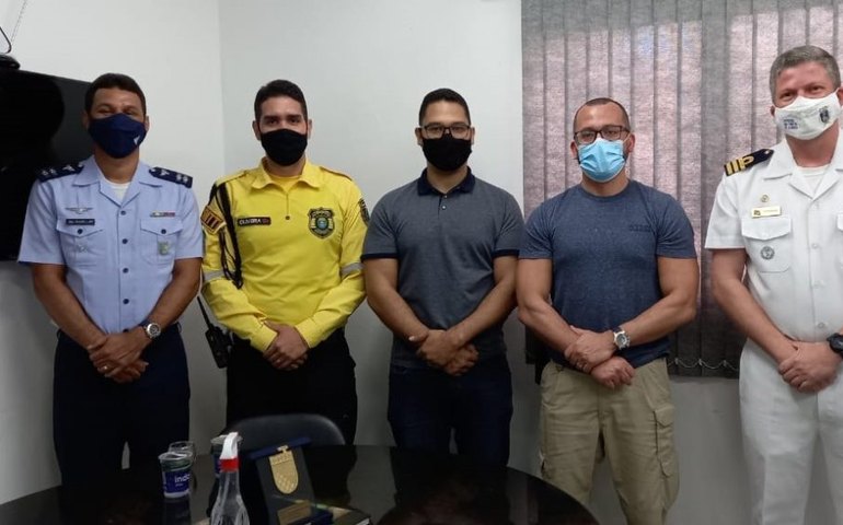 SMTT discute ações em parceria com Marinha e Aeronáutica