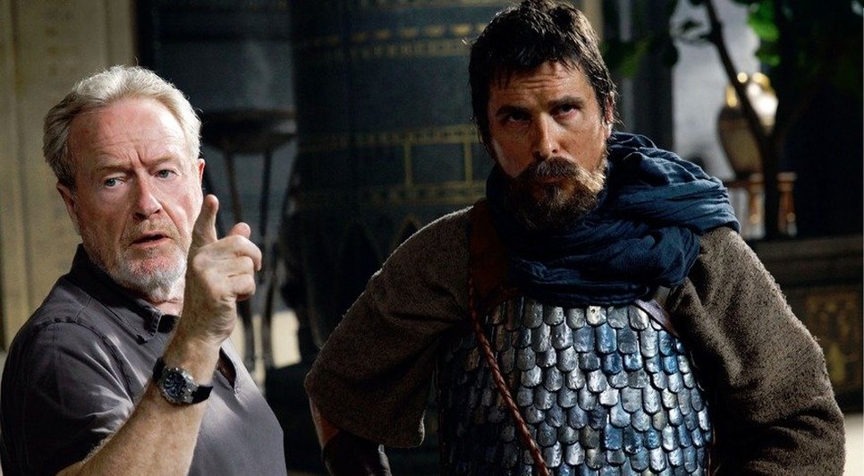 Ridley Scott e Christian Bale