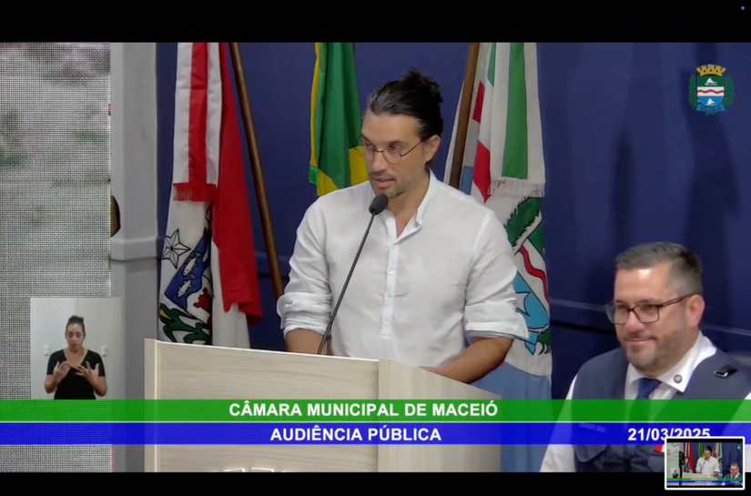 CAU/AL defende uso responsável do solo em audiência na Câmara de Vereadores