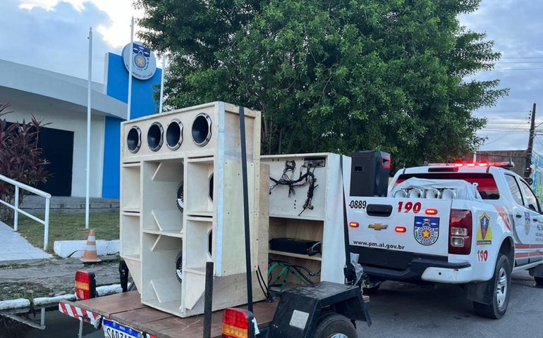 Mais de 50 equipamentos de som são apreendidos no primeiro trimestre de 2024