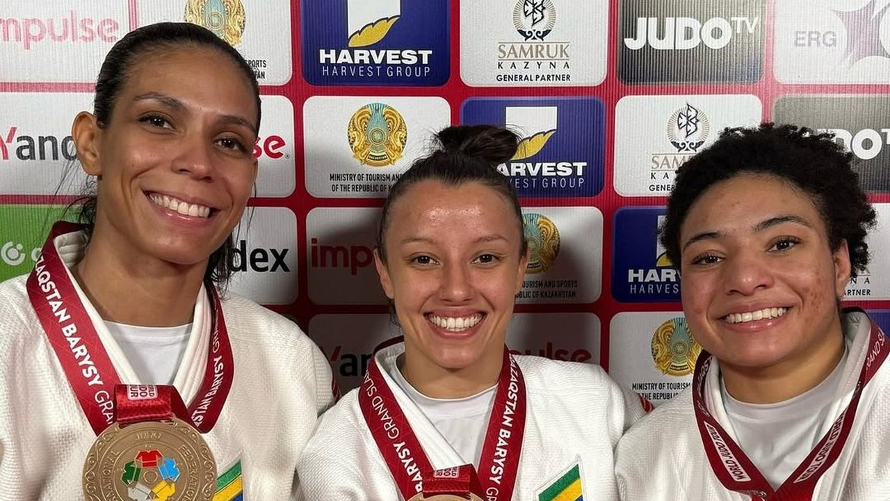 Brasileiras garantem três bronzes em 1º dia de Grand Slam de Judô