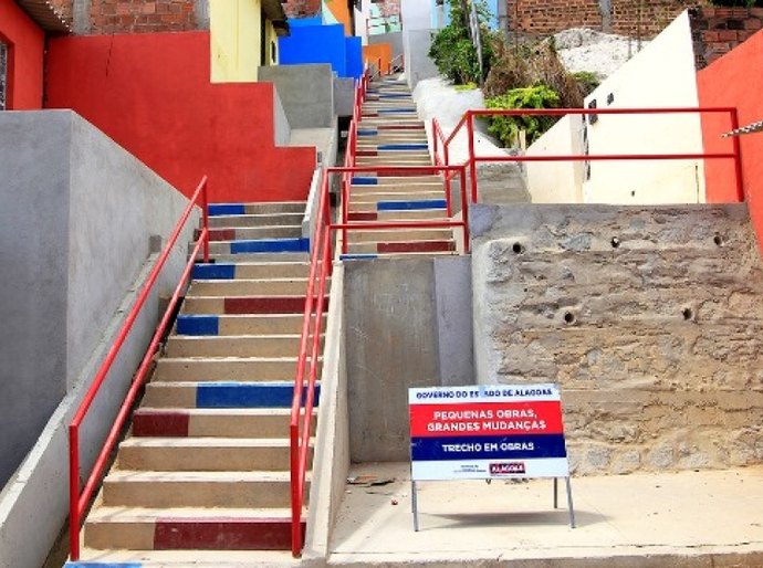 Governo entrega obras de mobilidade em grotas de Maceió, neste sábado (13)