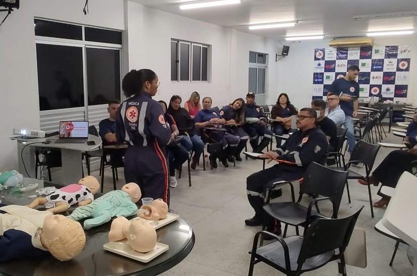 Samu inicia curso de manejo de vias aéreas pediátricas para profissionais do suporte básico e avançado