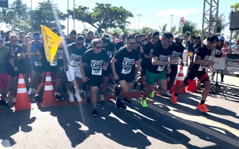  Sucesso e integração na 5ª Corrida da Polícia Civil de Alagoas 