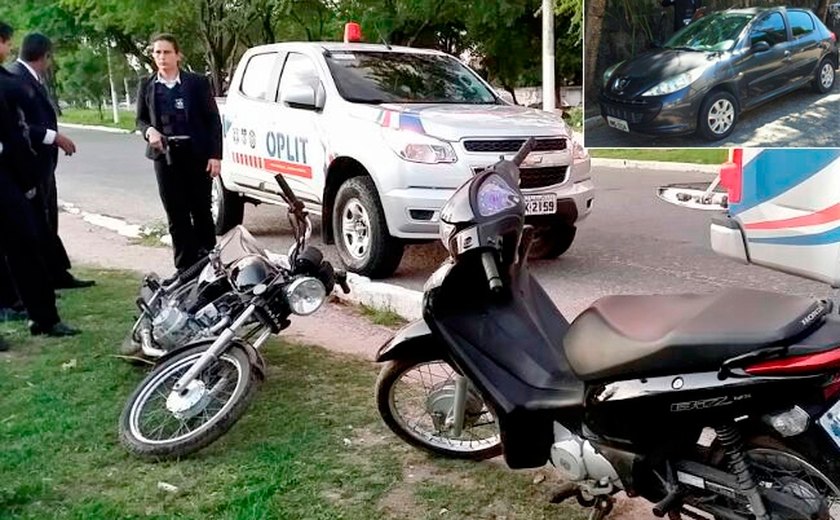 Maceió: Operação Policial Litorânea Integrada recupera carro e motocicletas roubadas