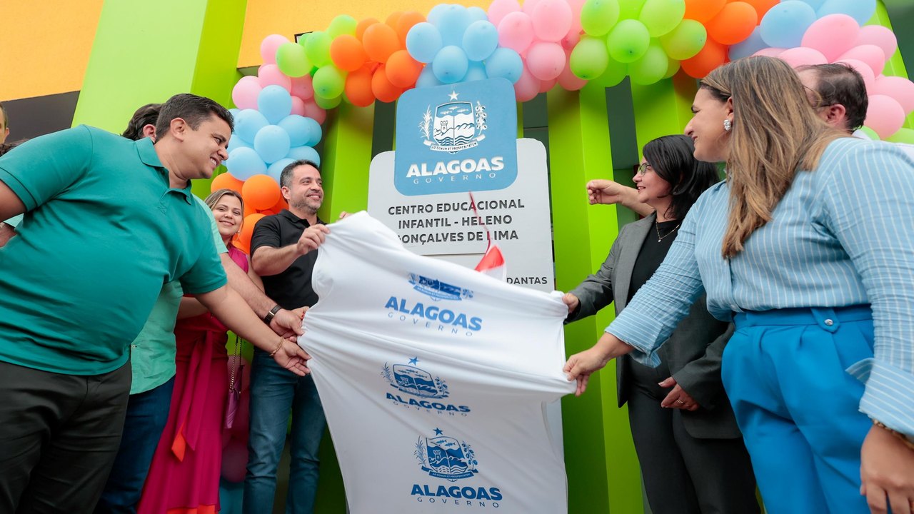 Em Junqueiro, Paulo Dantas entrega 61ª creche Cria e amplia cobertura na primeira infância