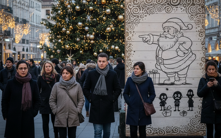 'É culpa de Putin!' se torna o jingle inesperado do Natal europeu