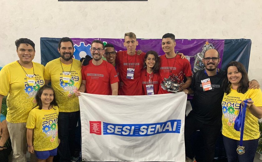 Escola Sesi/Senai vai representar AL na Olimpíada Brasileira de Robótica